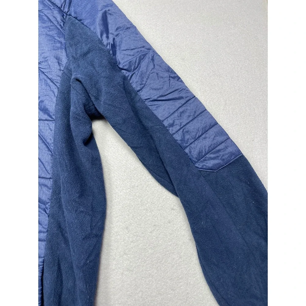Columbia Hybrid Jacket Polyester Nylon Navy Blue XL (18/20) Youth Boys